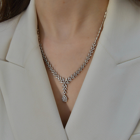 Markiz Taşlı Gerdanlık Set
